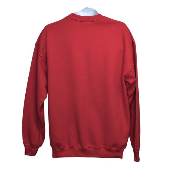 Veterinary Vet Graphic Gildan Heavy Blend Sweatshirt Crewneck Mens L Red Fleece - Picture 3 of 13